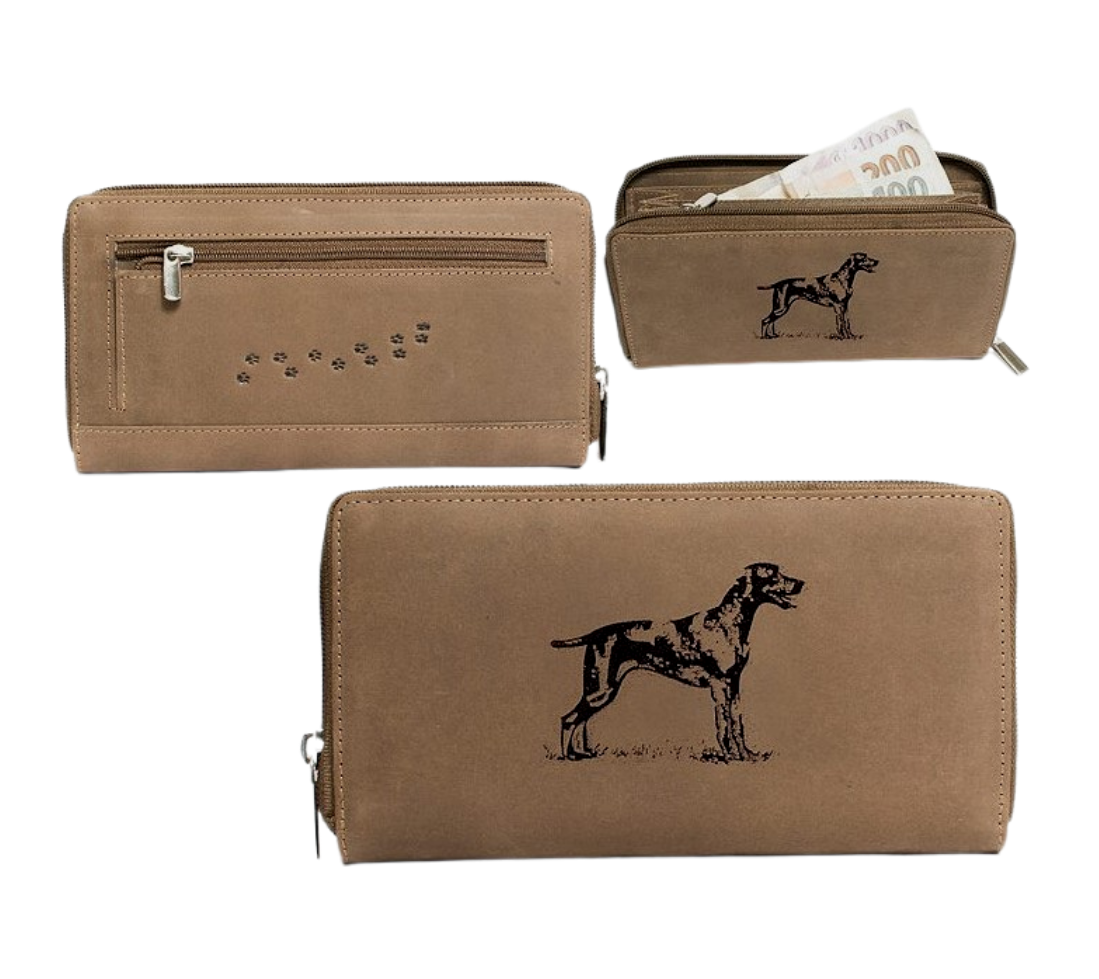 dámská peněženka 8180 - lovecký pes